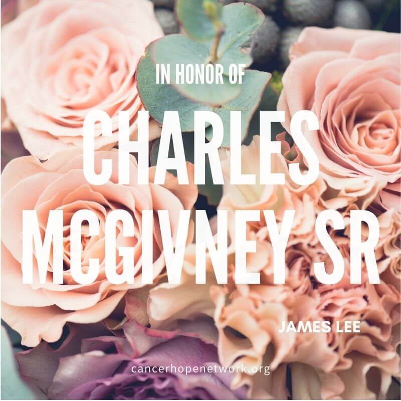 CancerHopeNet's tweet image. We are grateful to the James family for celebrating the life and memory of Chuck with a donation to the #GardenOfHope. #tributegift #memorygift #legacyofhope