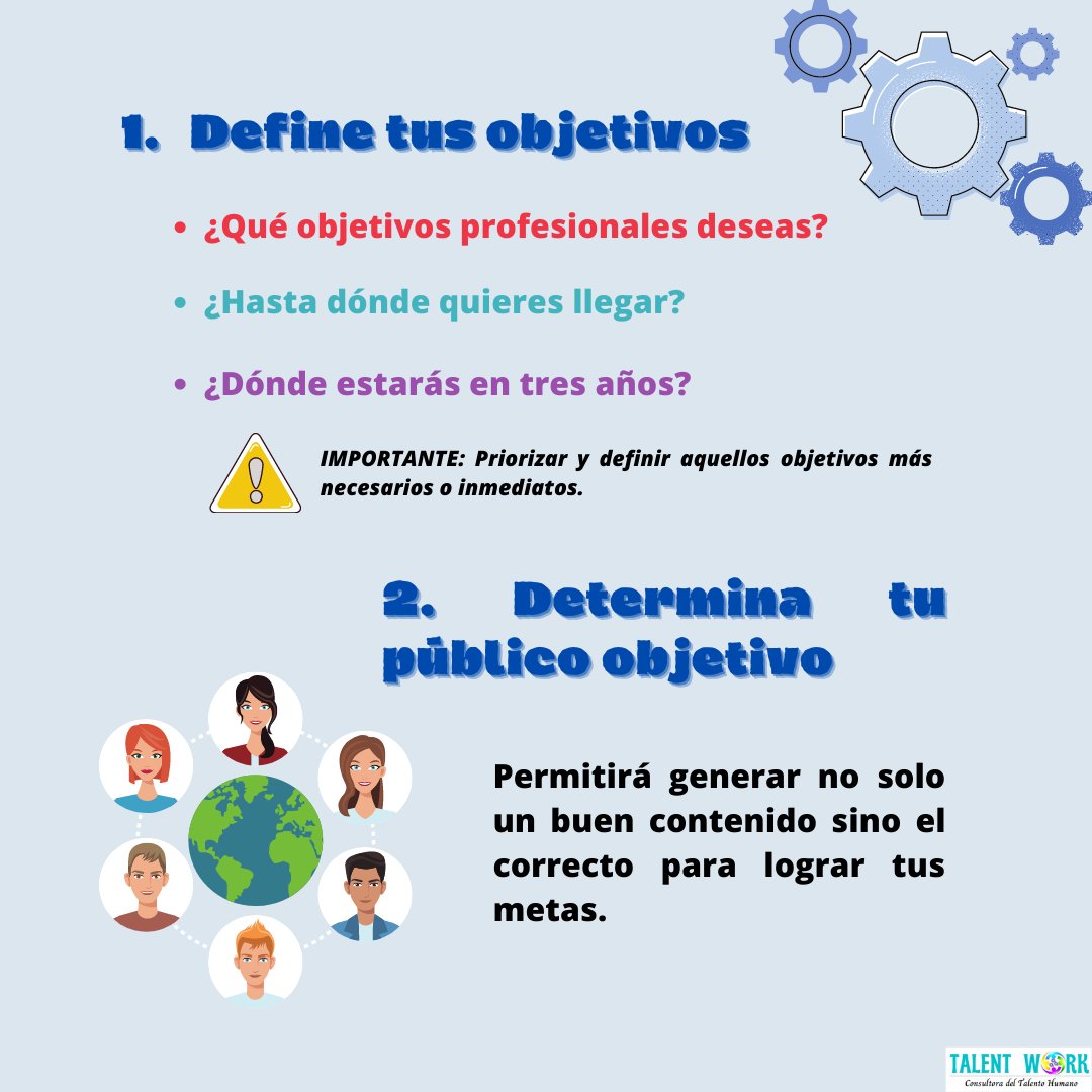 Consultorawork's tweet photo. ¡Hola! 👩💼
Consultora Talent Work te desea un buen inicio de semana y comparte 5 PASOS PARA CREAR TU MARCA PERSONAL:
.
.
.
🔹 Talent Work, porque tu empresa lo vale. 🔹
.
.
.
#TalentWork #consultoradeltalentohumano https://t.co/1GyyRac8OI