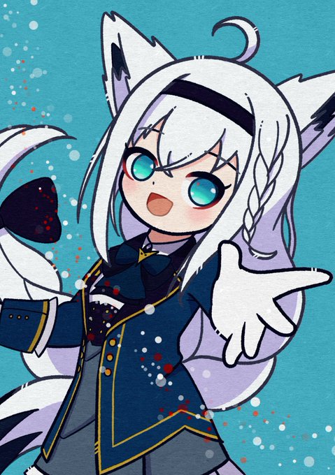 白上フブキちゃん!
#絵フブキ 