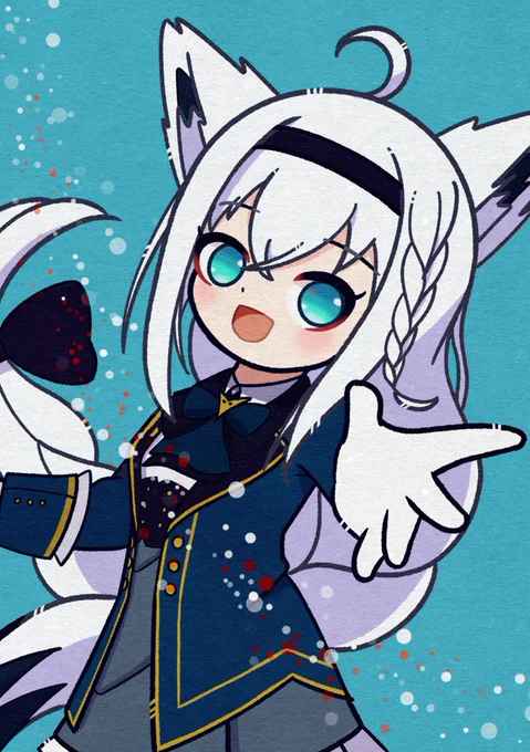 白上フブキちゃん!
#絵フブキ 