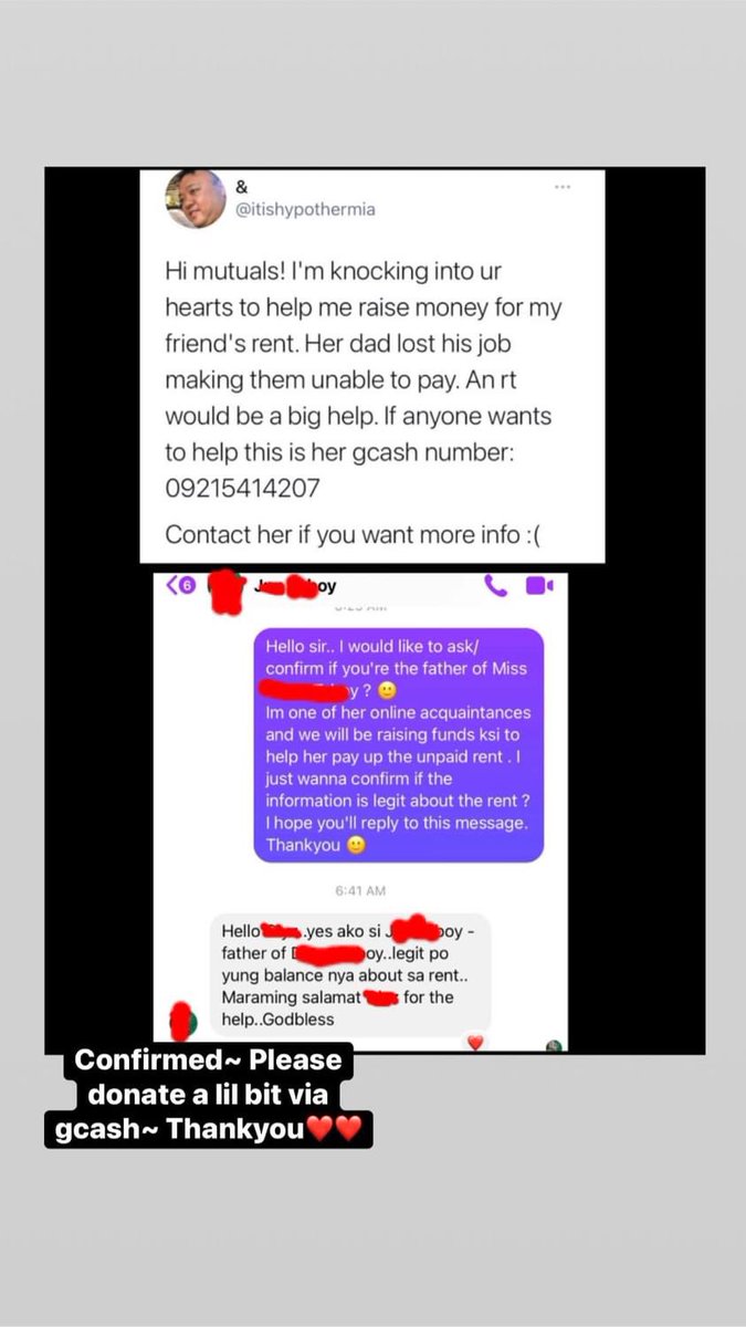 azraelsanti's tweet photo. Confirmed the information with her dad ❤️ if anyone is willing to donate via gcash, any small amount would do 😭 Information in the screenshot below~ Thankyou guys! #donate #donation #ph https://t.co/3Lgodv92Ry