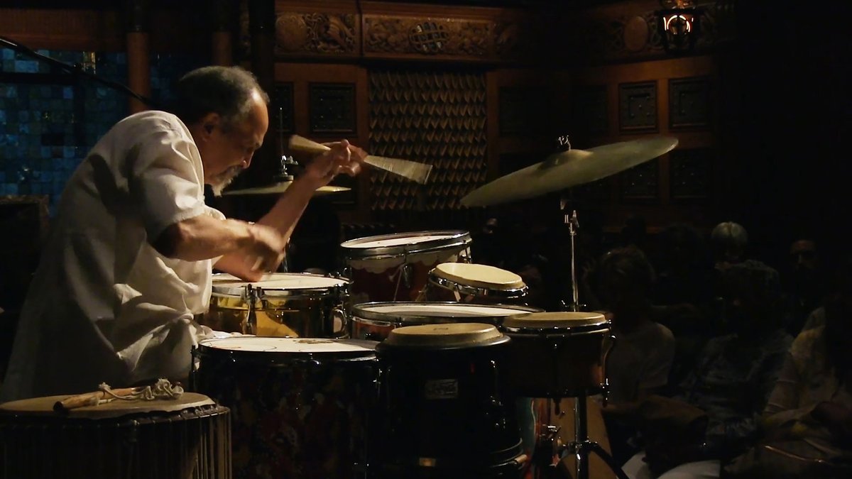 BAMfilmBrooklyn's tweet photo. MILFORD GRAVES FULL MANTIS opens in our virtual cinema Thu, Nov 5. When you purchase a ticket, you’ll receive access to never-before-seen shorts featuring the drummer, avant-garde jazz visionary, inventor, martial arts renegade, and next-level gardener. https://t.co/ql2nYSeDgt https://t.co/H0mhVrCuXj