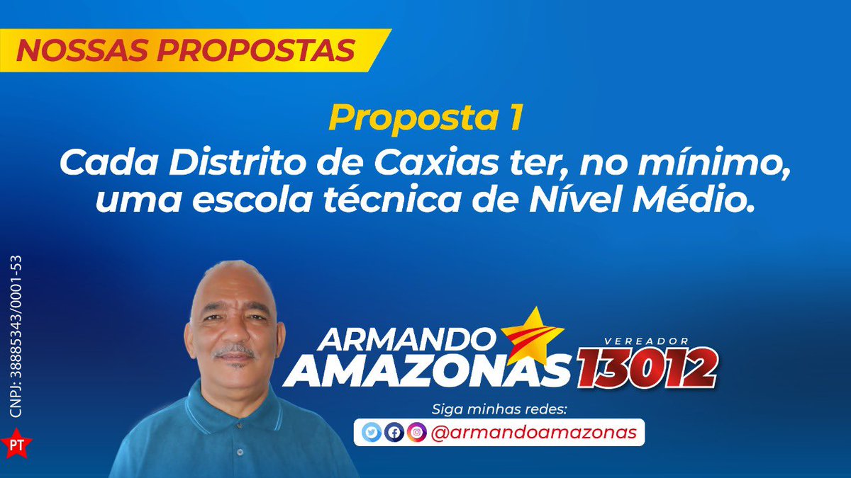 ArmandoAmazonas's tweet photo. Duque de Caxias precisa ampliar as chances dos nossos filhos. Lutarei para ampliação da rede FUNDEC e aumento das vagas para o ensino profissionalizante.
Vamos juntos nessa luta!

#educação #ensinoprofissionalizante #fundec  #armandoamazonas13012 #overeadordopovo #caxiasrj https://t.co/I6mEVr2Rxa