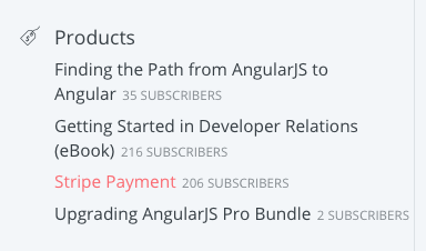 My previous upgrade course was on a different platform that used the Stripe API, so I had a bunch of CK automations around Stripe purchases. Stripe doesn't differentiate between products, so a bunch of people got emails about ngUpgrade before I could catch on & restructure. 