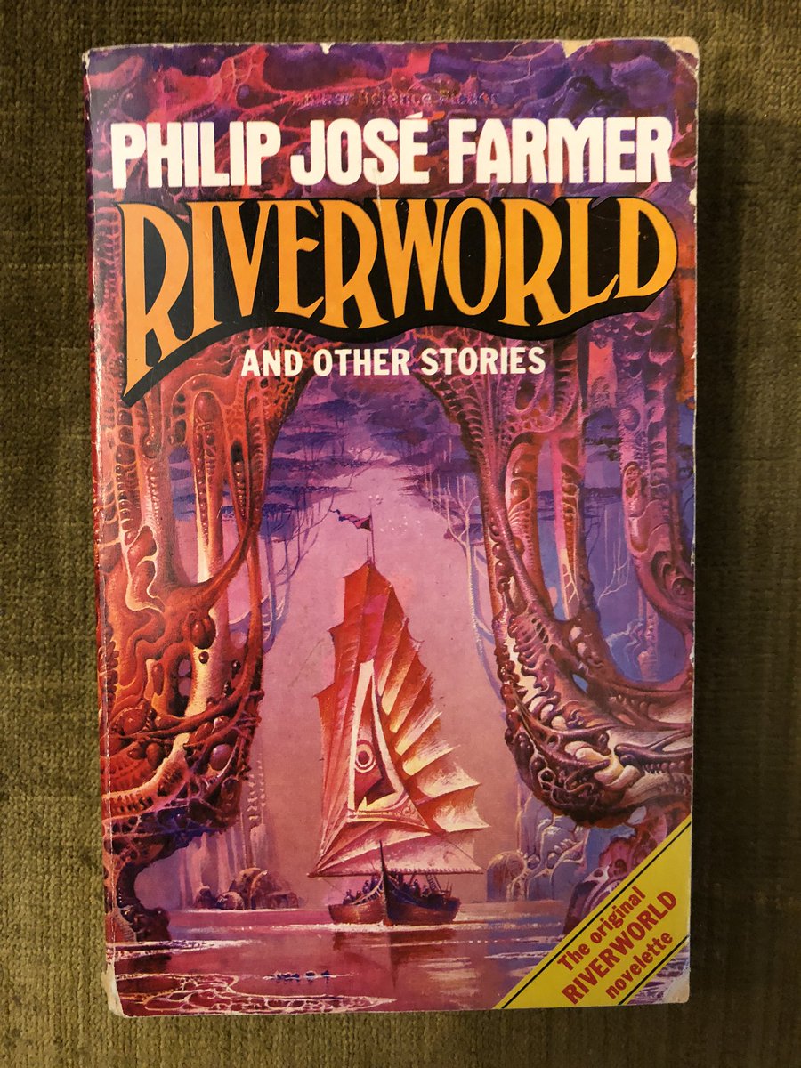 I read Riverworld at a rather tender young age and just about the ONLY thing I remember about it is that in the afterlife, all the women are re-virginized and hairless. Excuse me while I pick my eyeballs up from where they rolled out of my head.   #SinInSpace