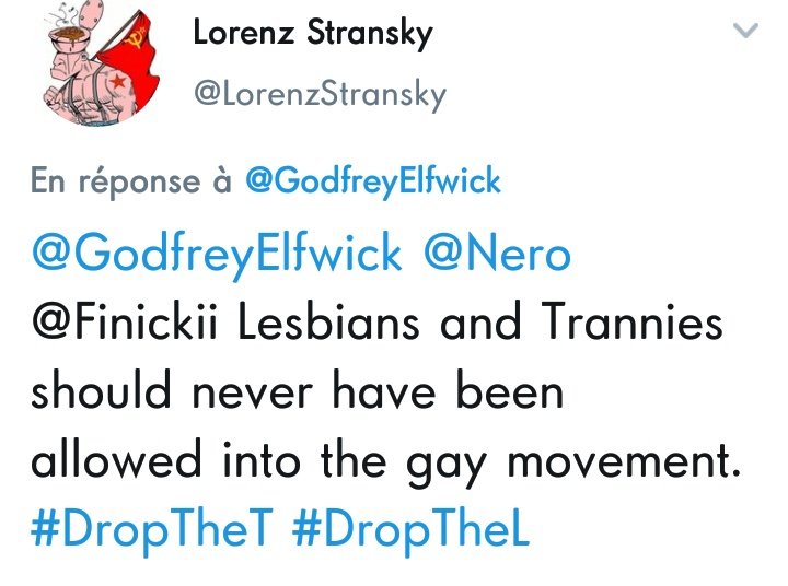 "we FIGHT for LGB people"