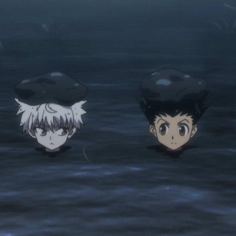 thread of hxh and random spongebob pics that have the same energy 