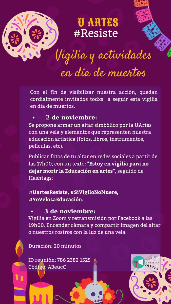 wendi_g0's tweet photo. @rabascallcarlos por favor, apoye a los estudiantes de la @uartesec a hacer visible la precaria circunstancia que el recorte presupuestal a provocado para nuestra institución, ayúdennos a no dejar morir #laeducacionenartes #YoVeloLaEducación #UartesResiste #SiVigiloNoMuere https://t.co/rUHVYOYA5W