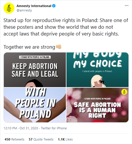 Abortion rights for "people"."I stand with people"
