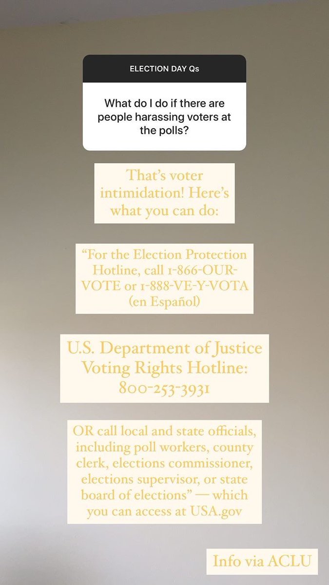 Voice2Vote's tweet photo. need advice on how to deal with voter intimidation? too late to send in your mail-in ballot but still want to vote? can you still register in your state?? we’ve got the answers #voice2vote https://t.co/yfA7zW8z8D