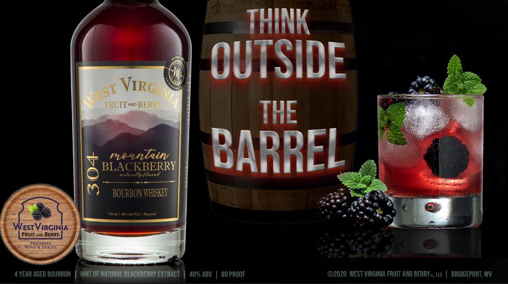 WVFruitandBerry's tweet photo. The perfect holiday gift to keep you warm. #304BlackberryBourbon #onlyinwv #TheRealBlackGold #homegating #TheGlueHolding2020Together https://t.co/4eIA0J58Z6