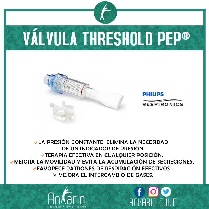 Ankarin_Chile's tweet image. Queremos presentarles el producto ideal para mejorar la efectividad en la eliminación de las secreciones bronquiales, además de optimizar el tratamiento broncodilatador: hablamos de la Válvula THRESHOLD PEP® de Phillips Respironics.

Encuéntralo en ankarin.cl