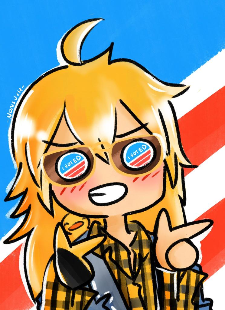 OfficialRWBY's tweet photo. Be like Team RWBY and don't forget to vote! Shout out to @AG_Nonsuch for creating these adorable illustrations. https://t.co/0hkOpRsSXR