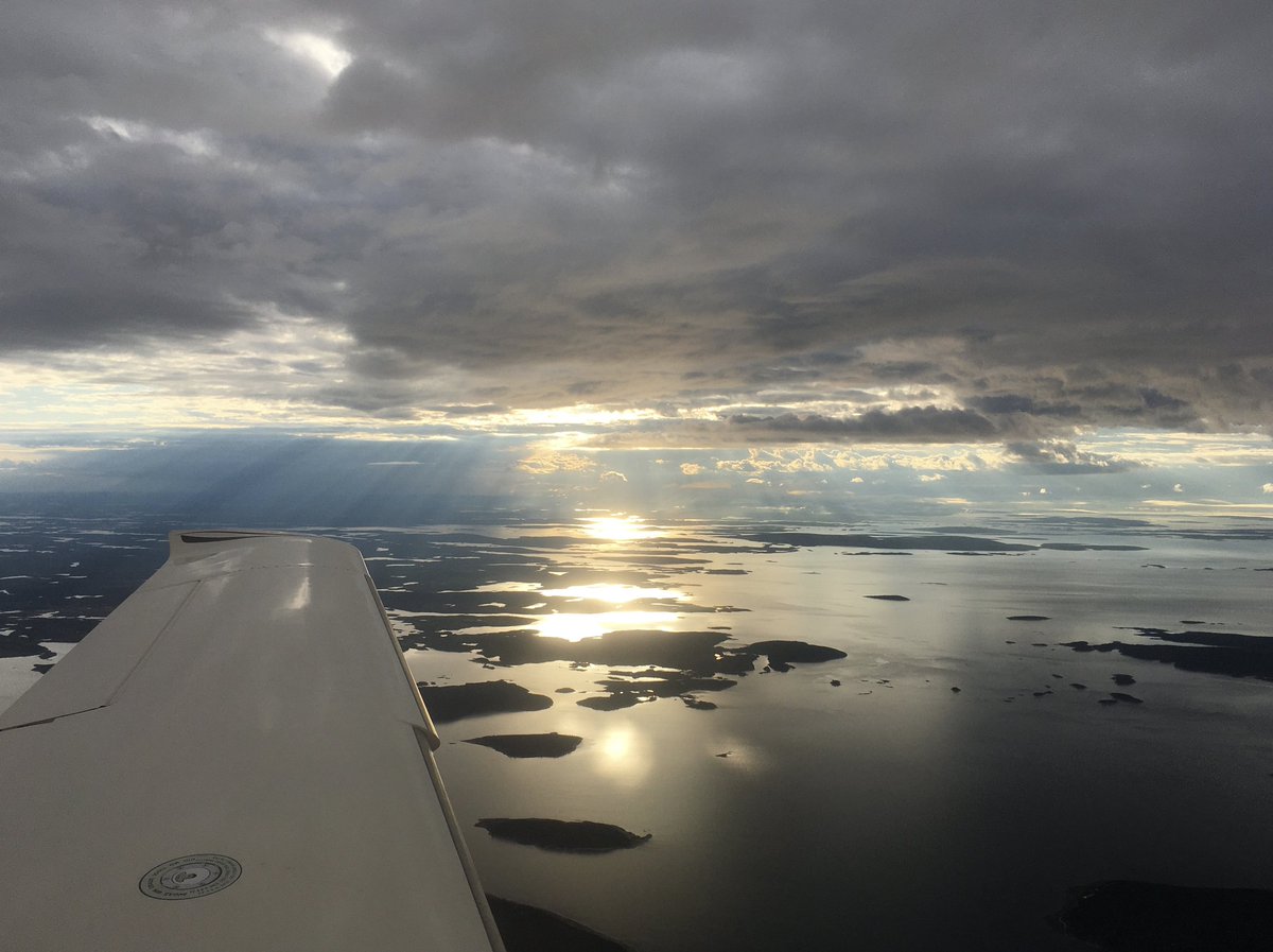 From Québec City to Kuujjuaq in Nunavik: first time out of radar coverage; getting serious.