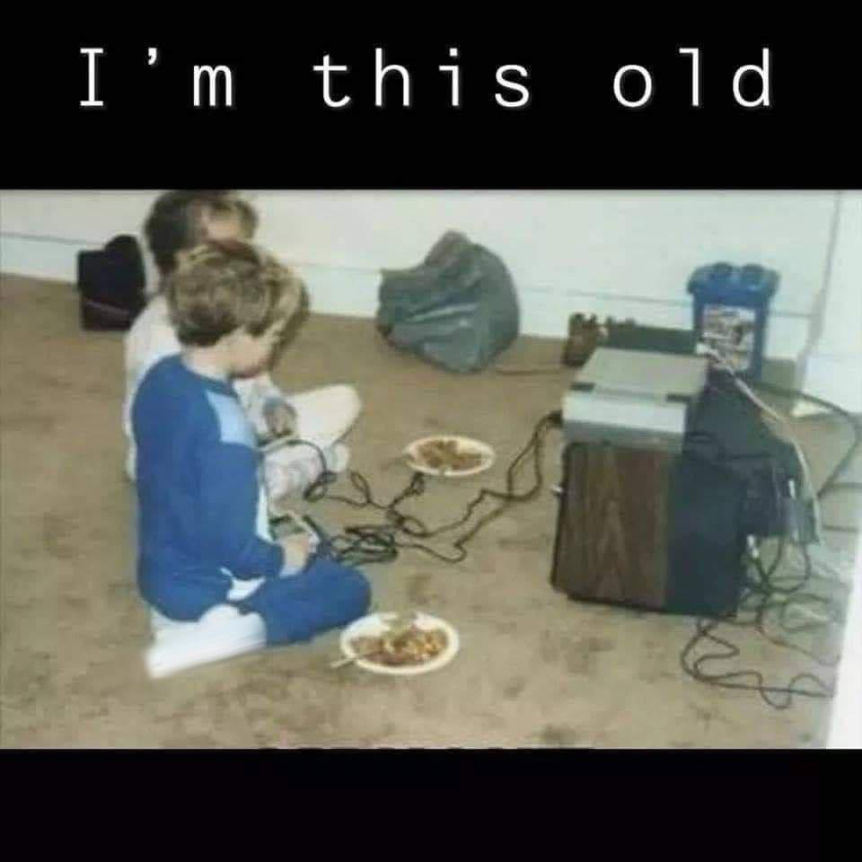 VG_Legends's tweet photo. Who remembers this exact scene from their childhood?This was definitely my brother and I I’m 1988 when I was 4! 😎🎮🤘
#Nintendo
#1980s
#early90’s
#gaming
#RetroGames
#GamersUnite https://t.co/Fp8iTH8ufZ