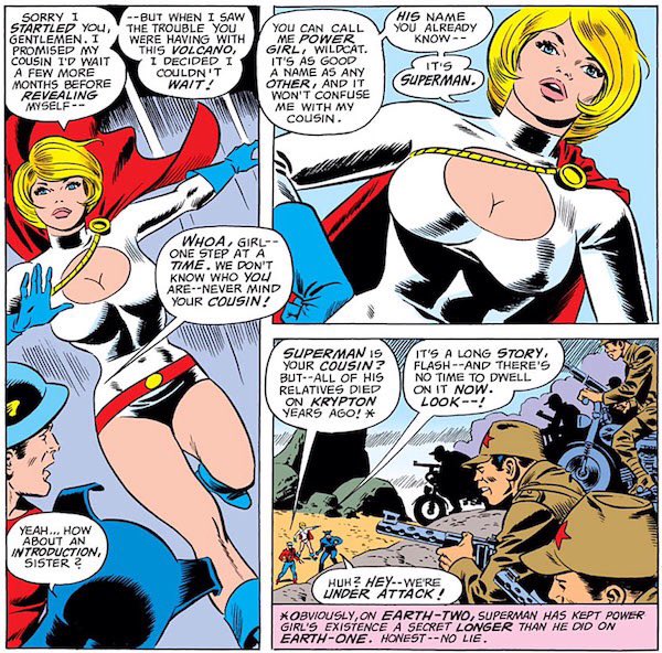 Despite the initial excitement of having Wood at Marvel (check out the gushing praise on the cover of DD5), he mostly tackled back ups and inks. He eventually moved to DC (where he co-created Power Girl) and independents where he had greater control.