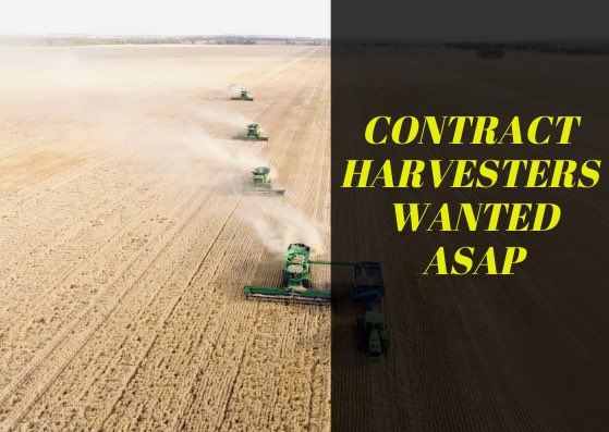 We have clients in NSW looking for contract #harvesters. So, if you are a contract harvester or if you know someone who is be sure let us know... 
#harvest2020 #farming #grain #reachout