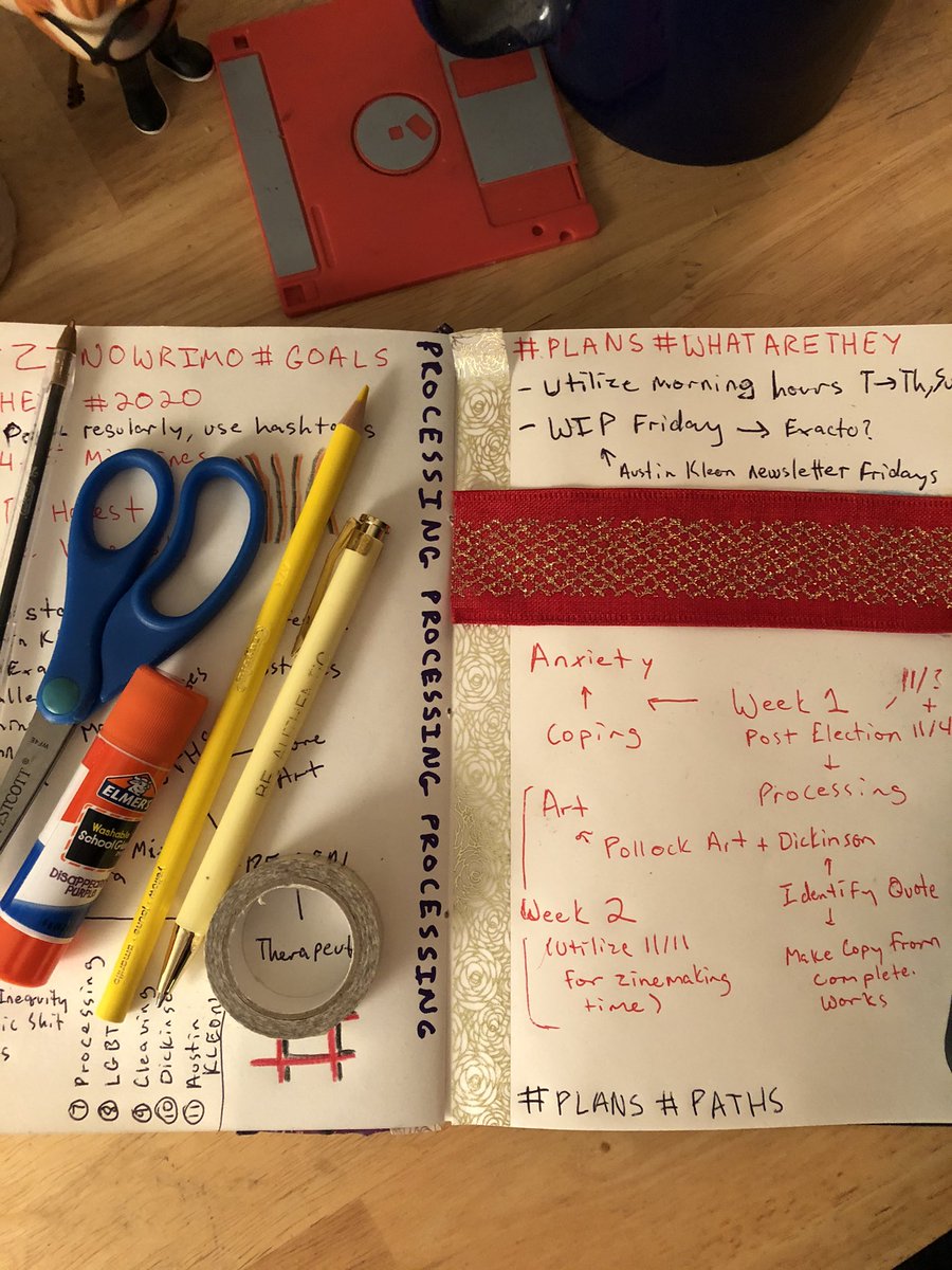  #ZineWrimo Day 2: Plans, Plans, Plans #zines  #zinemaking