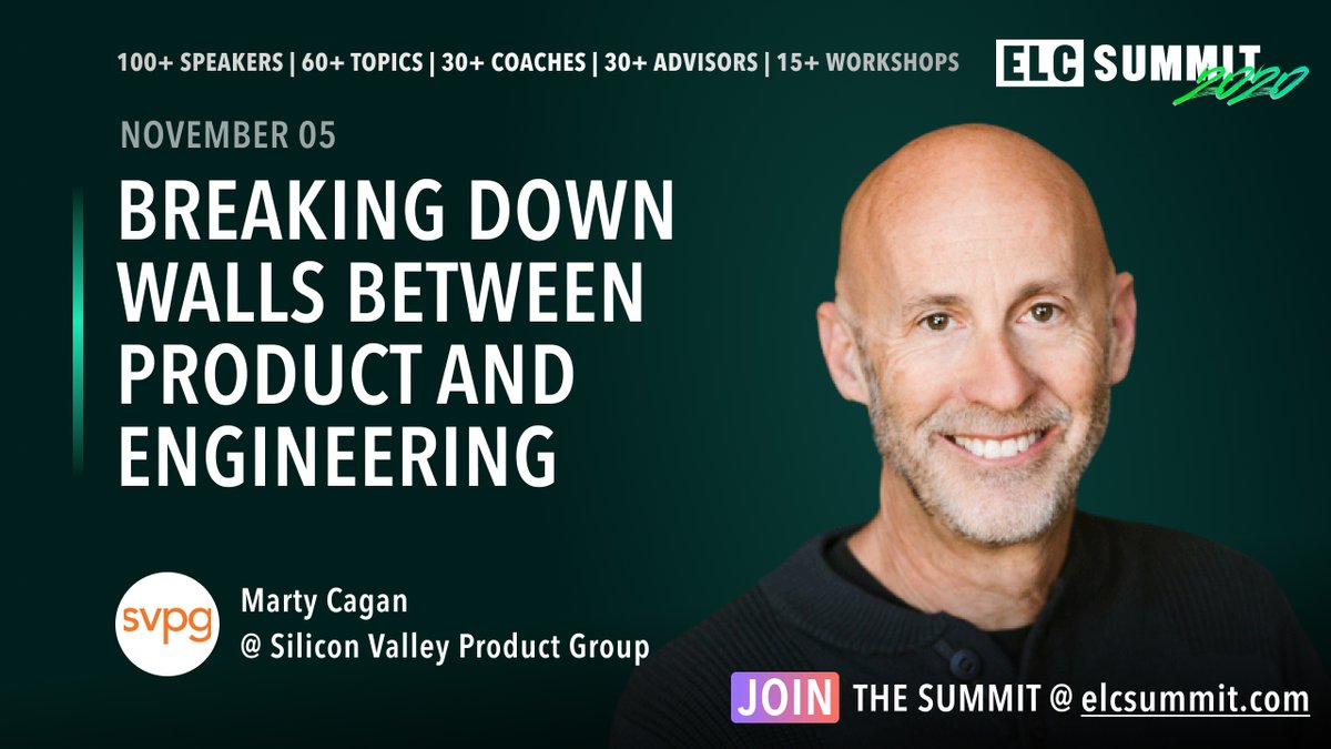 sfelc_'s tweet photo. What separates the best products from the rest? Removing silos!
Learn how to improve collaboration between product, design & engineering with @cagan
Partner @ Silicon Valley Product Group at the #ELCSummit!
Learn More Here: https://t.co/TRQSTQIri3 https://t.co/51NDXau0mx