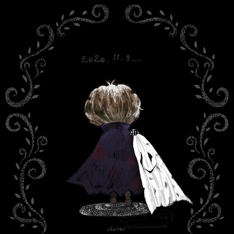 🎃今年のハロウィン3連イラスト🎃