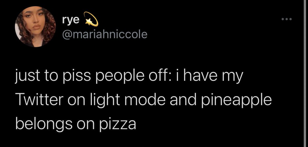 wrongorder_'s tweet image. We got biters and pineapple on pizza eaters it’s getting scary out here