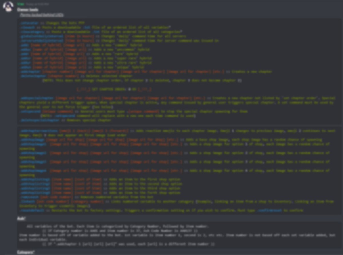 I rather enjoy having staff members slave away for me.
One step closer to show the world how amazing I am. 💋

#PokeMafiaBot #PokeMafia #discordbot