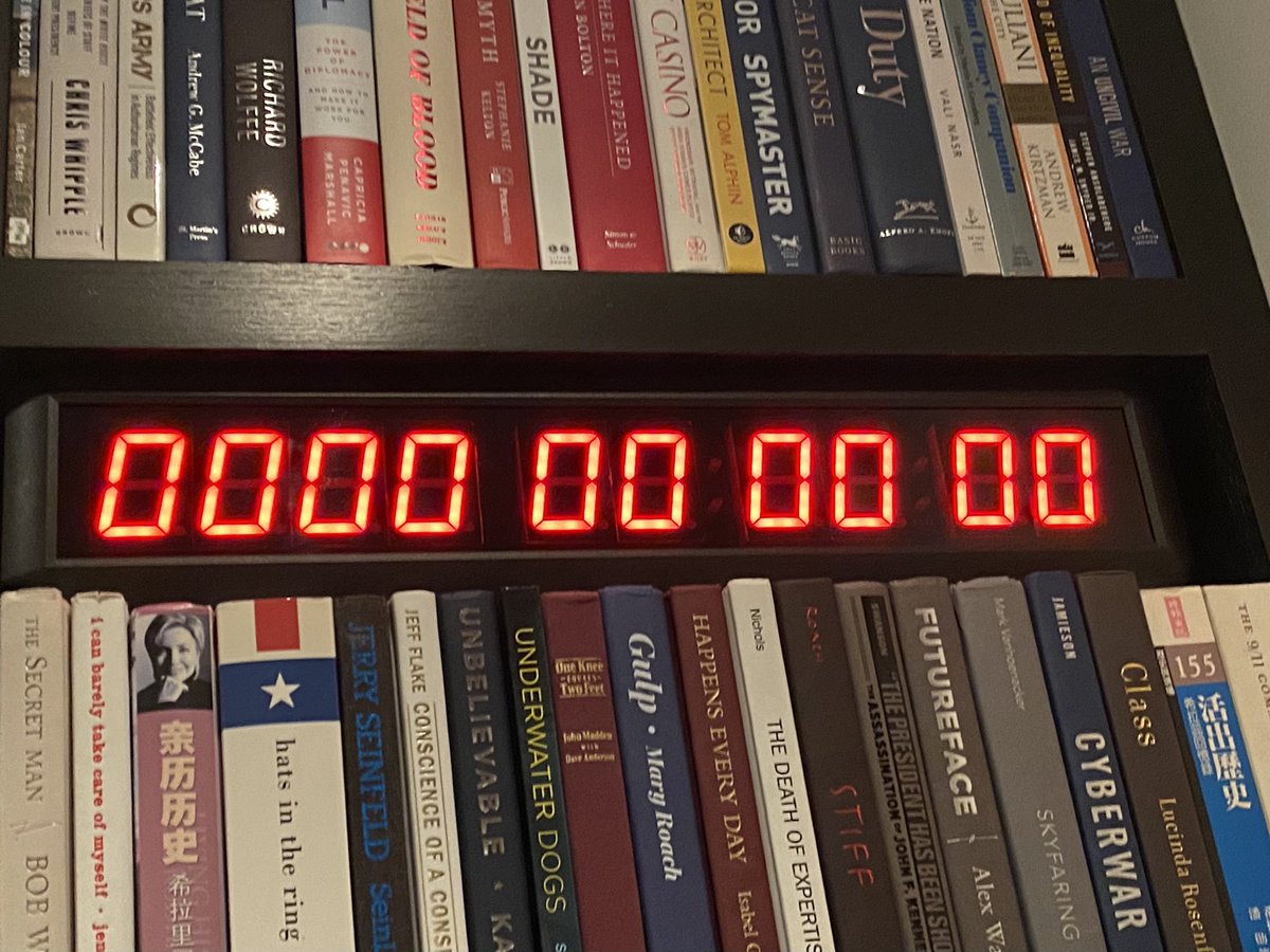 FOR SALE:Digital Countdown Clock; Used — Like New; Best Offer; Books Not Included.