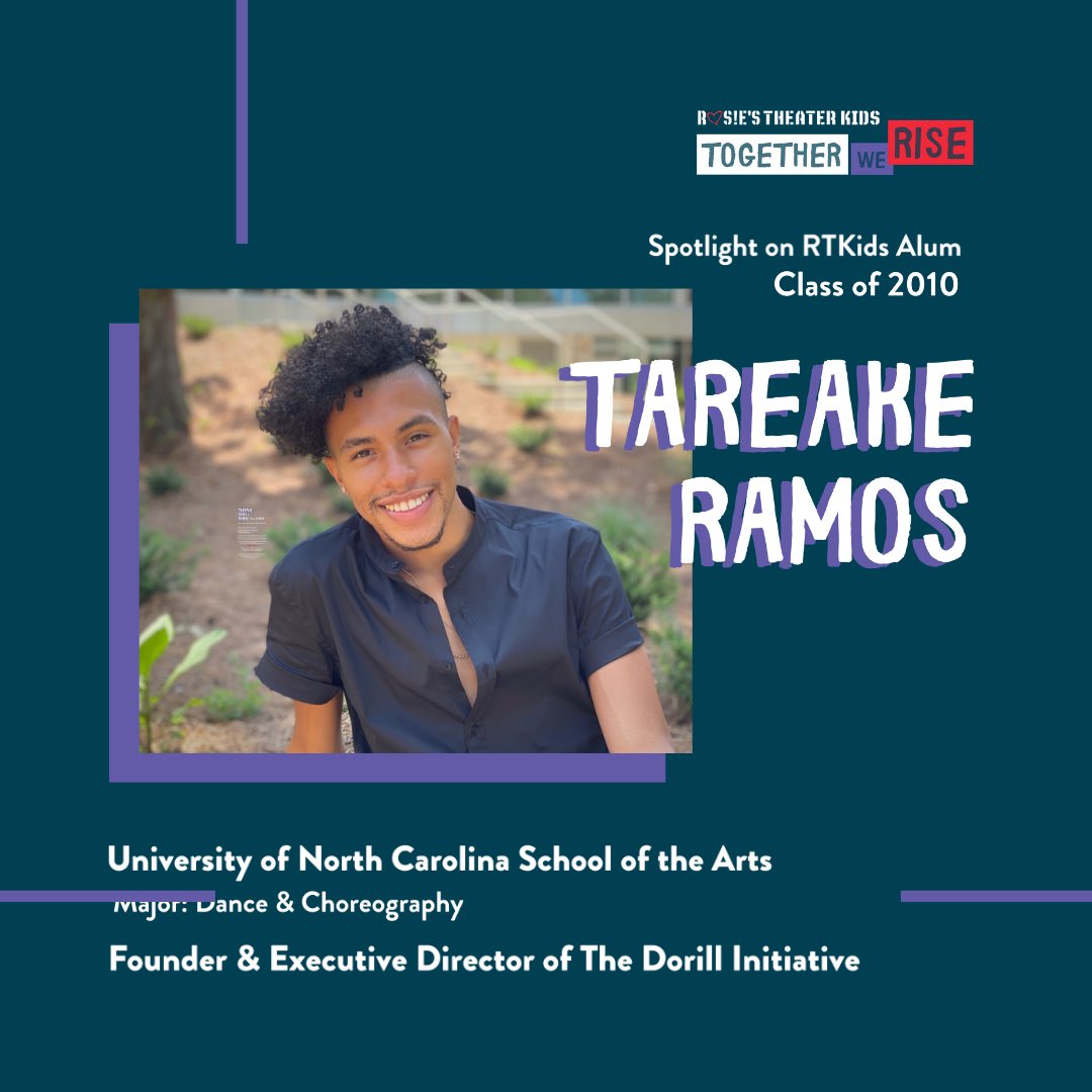 RTKIDS's tweet image. After a successful virtual event, RTKids took a break from posting last week—but the work never stops! Take a look at what alum Tareake Ramos had to say about the unbreakable chain of community and progress.
rosiestheaterkids.org/TogetherWeRise

#TogetherWeRise
#RosiesTheaterKids