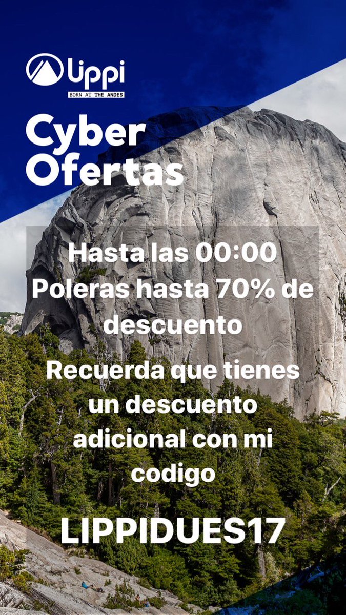 duba98's tweet photo. Hasta las 00:00 hrs poleras @lippioutdoor hasta con 70% de descuento recuerda que con mi codigo LIPPIDUES17 tendras decuento adicional 🤩🔥#CyberMonday #Cybermonday2020  #descuento https://t.co/u7h3KN1pFj