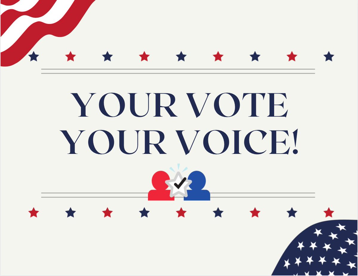 LydiaC_nthc's tweet photo. Election Day is tomorrow, join your fellow Americans and go vote! 
@DigitalZruiz @Bence_EDU #IfICouldVote #VoteByDesign #KQEDLearn @NewTechCoppell https://t.co/jE314JMJZm