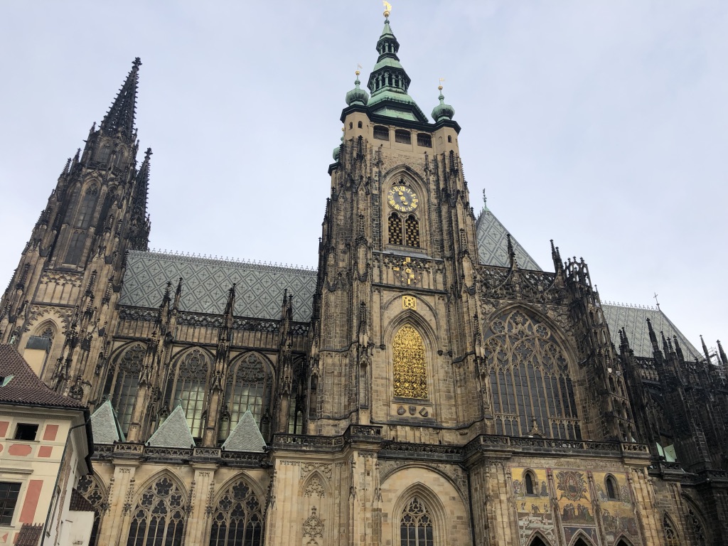 5. Prague (overnight train from Budapest)- Again, very fun overnight train- Prague is touristy, so now we start seeing more expensive tourist prices on airbnb and food- Every building has a sculpture you want to photo- Charles Bridge in the AM & a concert are a must
