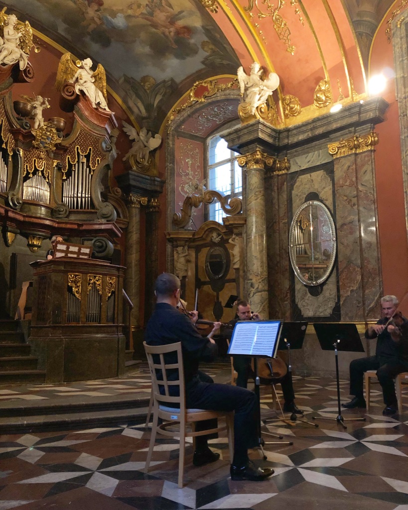 5. Prague (overnight train from Budapest)- Again, very fun overnight train- Prague is touristy, so now we start seeing more expensive tourist prices on airbnb and food- Every building has a sculpture you want to photo- Charles Bridge in the AM & a concert are a must