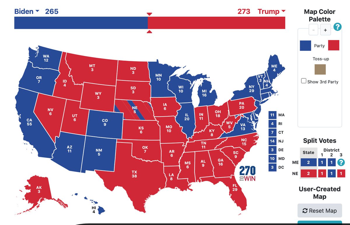 An alternative path is even less likely, swapping NV for AZ