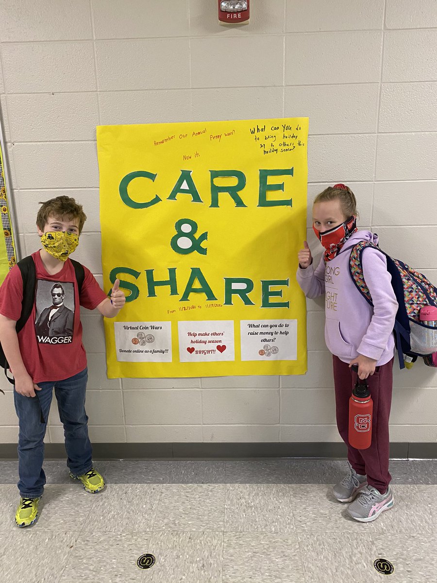 beescounselor's tweet photo. Hey Bees! What can you do to raise some 💰 to help those in need this holiday season?! Thanks Ambassadors for the signage and spreading the word. @summitbees @SummitPTA @9UnitedLeaders #beegenerous https://t.co/O3URDseuaB
