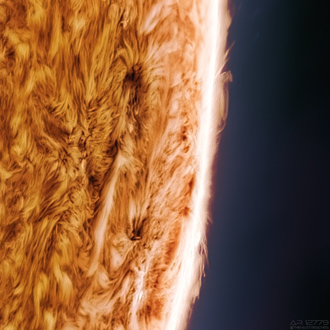 I shot an extreme close-up of our local star. 

How awesome is this?  Amateur astrophotography never fails to amaze me. 

#space #star #opteam #sun #Astrophotography