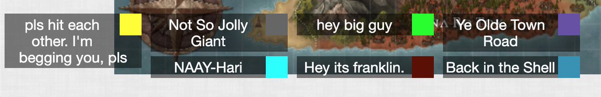 _KitchenGremlin's tweet photo. I think that my favorite part of my d&amp;d group is that we frequently change our roll20 names to jokes and memes from game https://t.co/ZqkI2bW11w