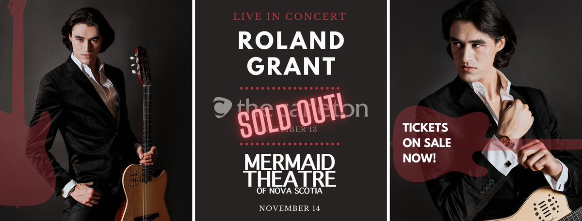 BDiamondProd's tweet photo. Roland Grant's show @CarletonHalifax on Nov. 13 is SOLD OUT, but there's still time to grab tickets for his performance @MermaidTheatre on Nov. 14! 
https://t.co/vnUKmkzY39 https://t.co/5ZnKy4jbHS