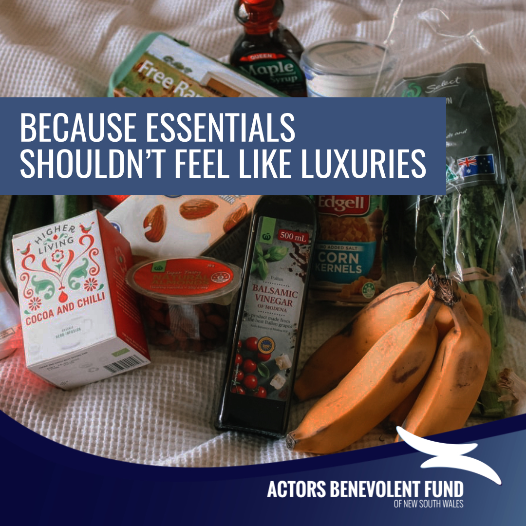 Since early April, Actors Benevolent Fund  has provided NSW arts industry workers with 2,000 bags of groceries; because we believe that essentials shouldn't feel like luxuries. 

If you need help with essentials, go to bit.ly/2I1ISd6. 

#helpwhenitsneededmost
#abfnsw