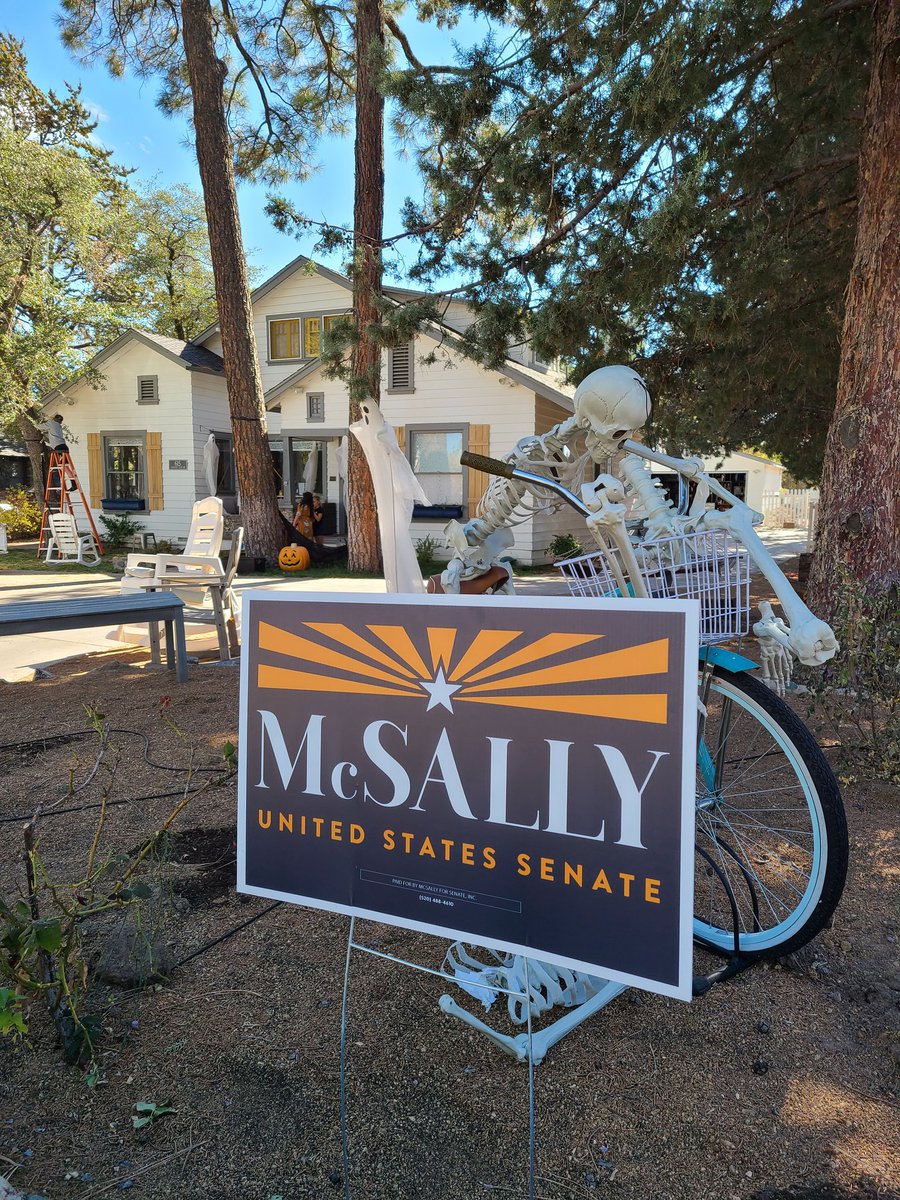 Outfitted my in-laws houses with some <a href="/TeamMcSally/">Team McSally - 🏜Text ARIZONA to 47682</a> signs while in Prescott. Then I recruited the cousin crew for a photo shoot! 😍

#WomenforMartha #AZSen #HoldTheLine