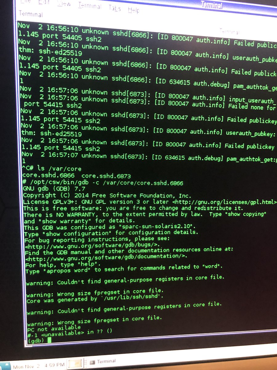 hackerfantastic's tweet photo. CVE-2020-14871 - well that was easy, SSH pre-auth RCE on Solaris through libpam. As a PoC trigger you need to ensure the remote host is using keyboard-interactive and then reach the vulnerable code path by specifying a blank username to get PAM to hit the vulnerable function. https://t.co/HQtSBBQ6g1