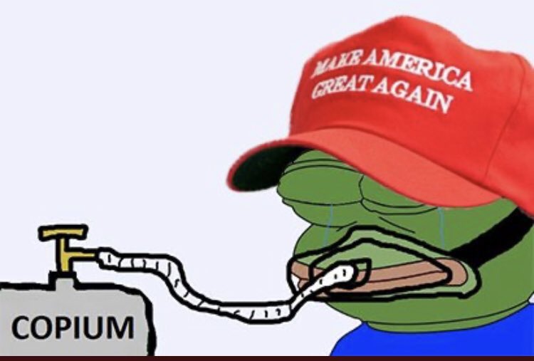 Breaking: 

Copium stocks soar in anticipation of Trump supporters’ likely reaction to the election results: