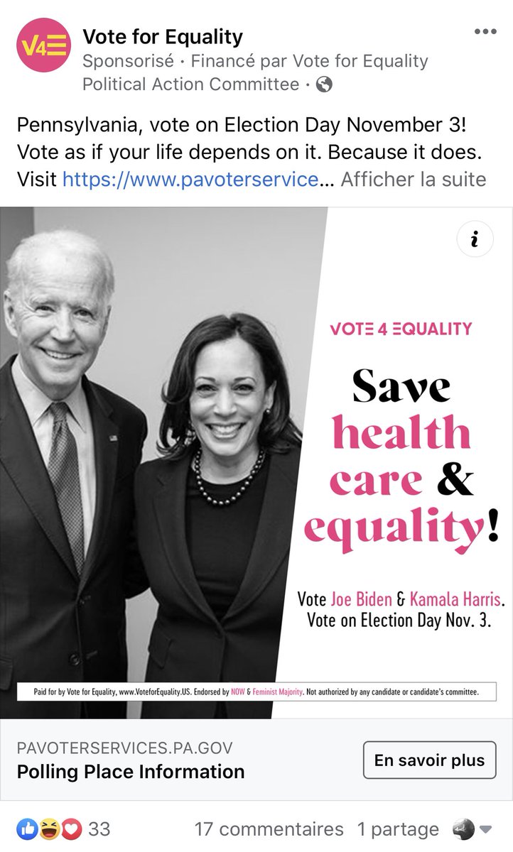 NadiaYonker's tweet photo. THREAD: #USElection 
Political ads I’ve been exposed to every day on social media since September 25th 👇🏾

#PresidentialElection2020  #PresidentialDebate2020 #Elections2020  #Politicalads #Biden #Trump #bidenharris #Debates2020 #TrumpPence2020 https://t.co/tWGZvEMNDW