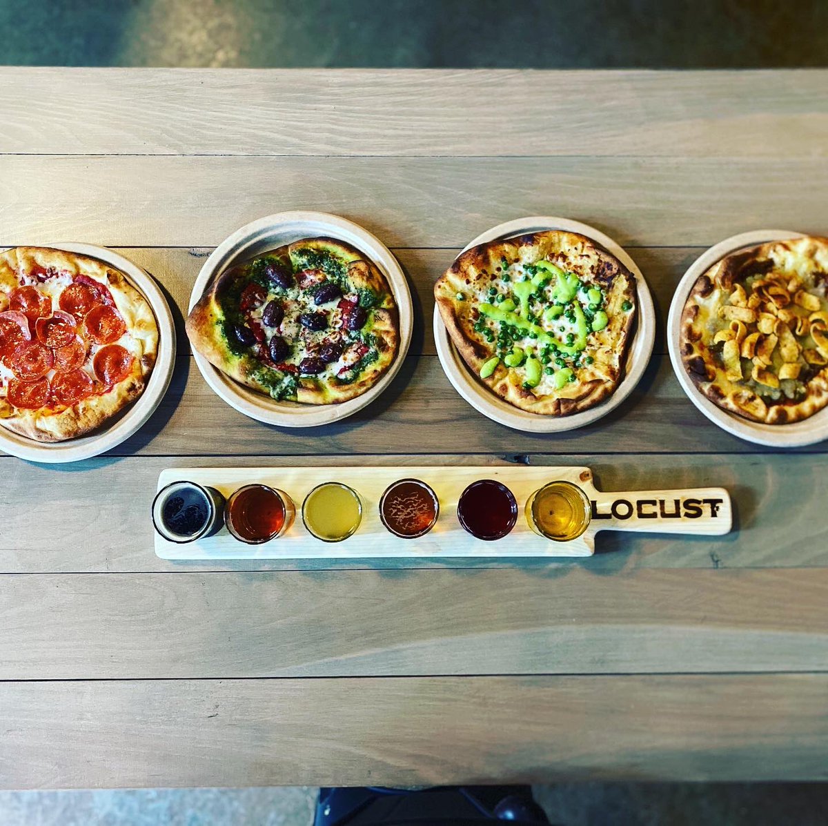 LocustCiderCO's tweet photo. OPENING SOON: Our NEW taproom in Lakewood at Belmar! We will have oodles of our #hardcider flavors on tap & in cans as well as an expanded food menu that includes #flatbreadpizzas, all to enjoy in our taproom, on our patio or for #takeout.
#openingsoon #belmartaproom #CantWait https://t.co/uv3iRjCjtF