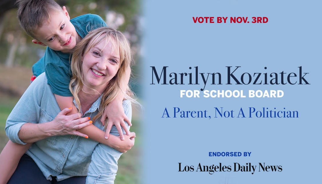 kbraude's tweet photo. I’m proud to be supporting Marilyn Koziatek for Board District 3! If elected, she would be the only parent on the board with kids in LAUSD schools, and the only board member who has worked at a school during the pandemic. #MomsforMarilyn #OurSchoolsOurVote #LAUSDVotes https://t.co/C7d3ghCqTA