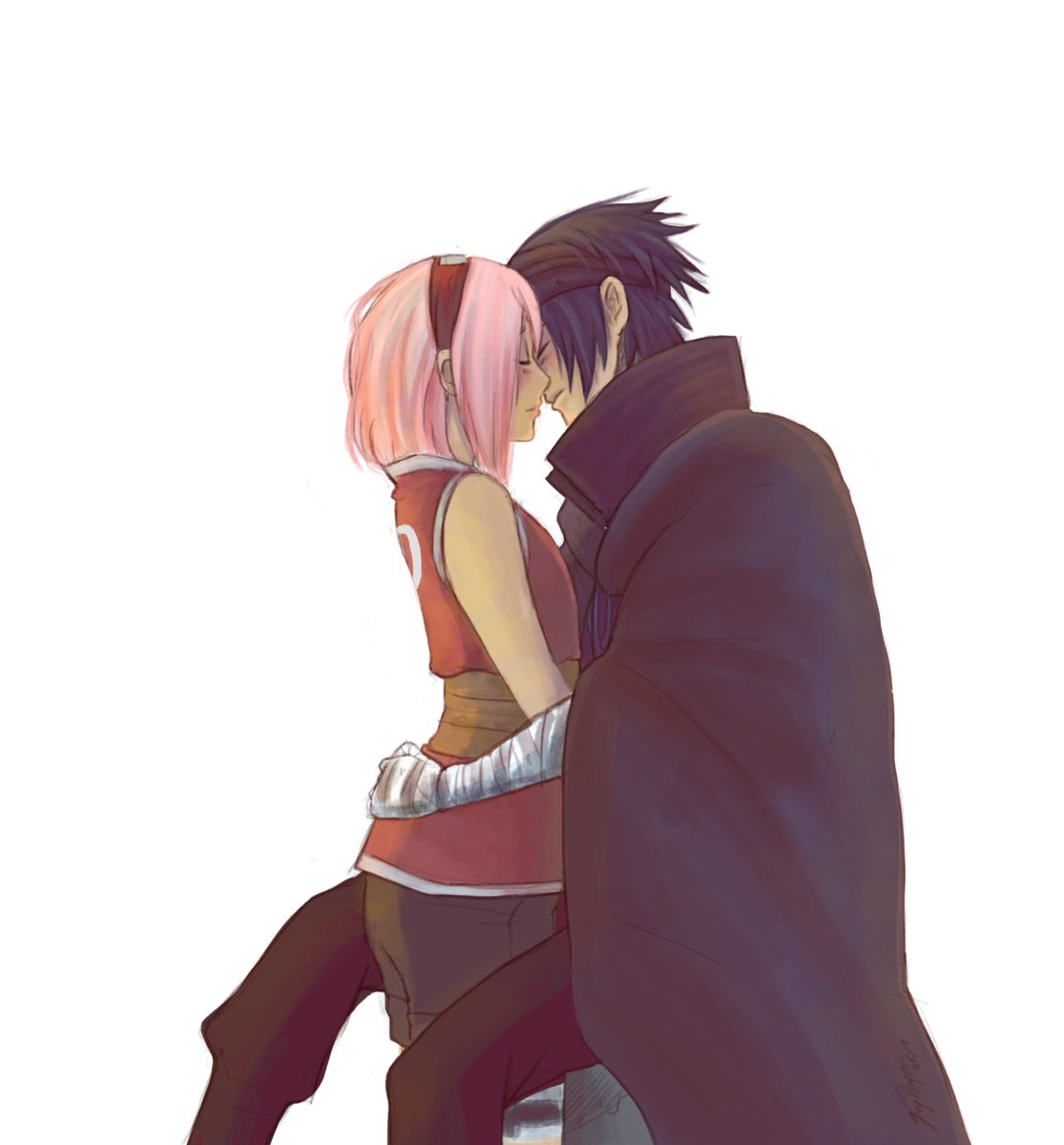 Nataly_Leyton's tweet photo. some of my really old #sasusaku art.... damn my style is really different 🌸🤩 https://t.co/OdR4FitOAS