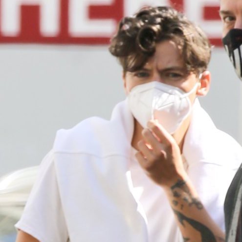 better93s's tweet image. harry styles short hair supremacy