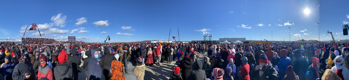 The crowd ⁦<a href="/realDonaldTrump/">Donald J. Trump</a>⁩ ⁦<a href="/POTUS/">President Donald J. Trump</a>⁩