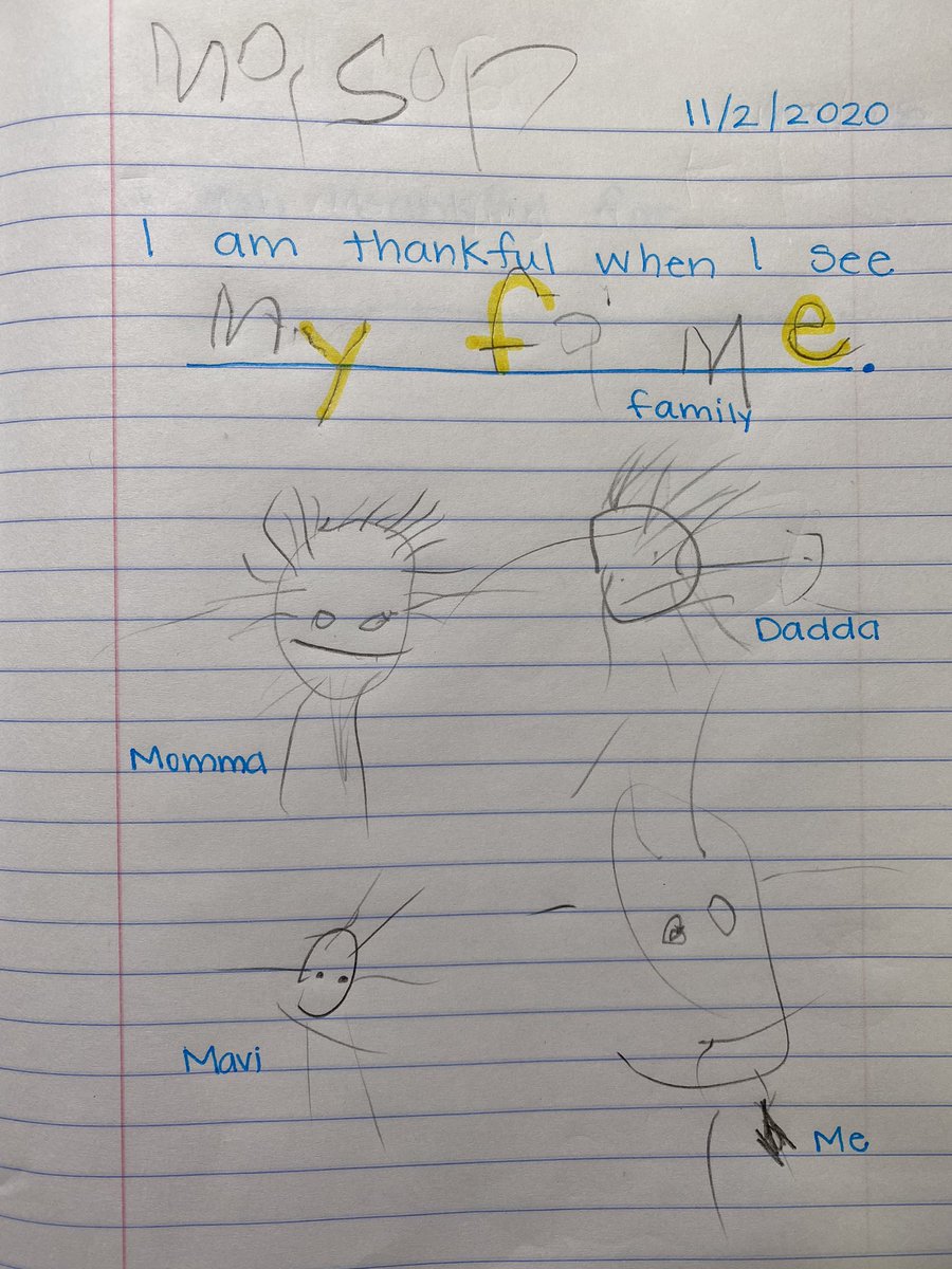 mrsfrels's tweet photo. #AttitudeofGratitude day one! 🥰 Super impressed by my littles today. https://t.co/GJpQqkQltN