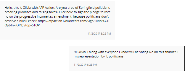 Damn right! "I along with everyone I know will be voting No on this shameful misrepresentation by IL politicians." #NoUnfairTax