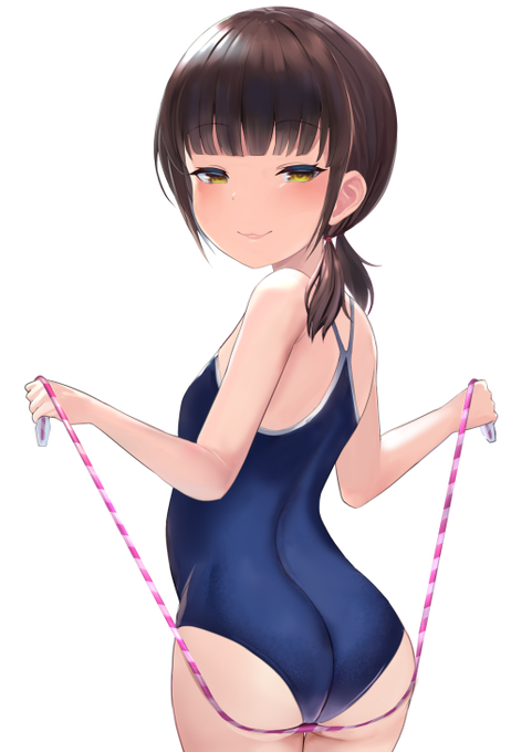 「competition school swimsuit school swimsuit」 illustration images(Latest)